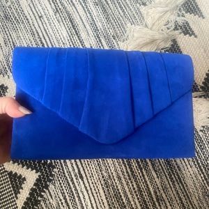 Dasein royal blue clutch